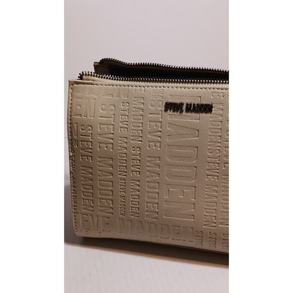 Steve Madden Women’s Handbag Oatmeal Blexie Crossbody Logo Purse NWT MSRP $58 - Picture 6 of 13